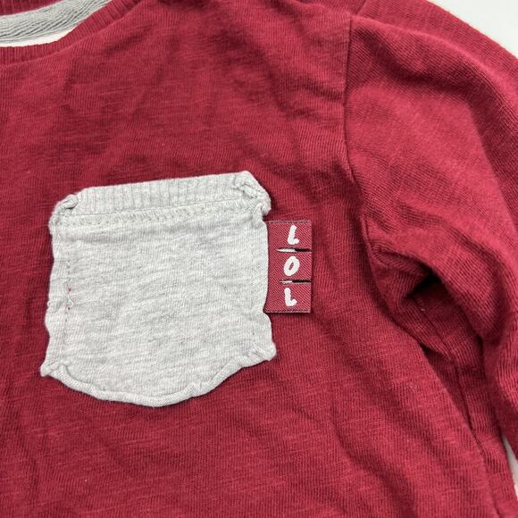 Zara Red Pocket Shirt - Picture 3 of 5